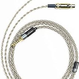 GUCraftsman 6N Single Crystal Silver Upgrade Headphones Cable 4Pin XLR/2.5mm/4.4mm Balanec Headphone Upgrade Cables for AUDEZE LCX-X LCD-XC LCD2 LCD3 LCD4 MEZE EMPYREAN MEZE Elite (4Pin XLR)-image-64
