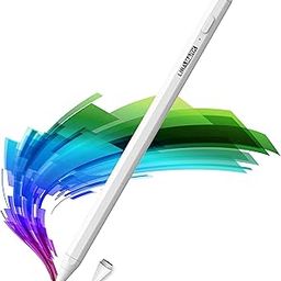 LIRAMARK Active Stylus Pen Pencil with Plam Rejection & Tilt Sensor, for (2018-2024) iPad Pro 13 & 12.9/iPad 6/7th Gen/iPad Mini 5/iPad Air 3rd Gen (White)-26
