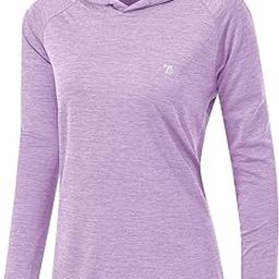 Womens UPF 50+ Sun Protection Hoodie Shirt Long Sleeve Fishing Hiking Outdoor UV Shirt Lightweight, 20-light Purple, X-Large-picture-35