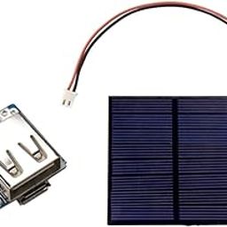 ElectroSys 6V 100mAh Mini Solar Panel with 5V Boost Converter & Lithium Battery Charging Protection Module 134N3P for DIY Science Projects & Battery Charging-81