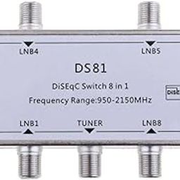 Satellite Switch Max 8 Output Multi Video Path Multi Switch Ds81 Silver-75