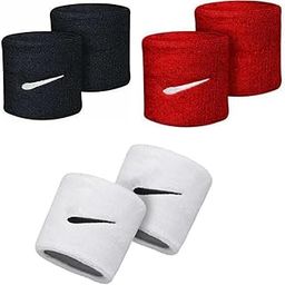 Wrist Band for Men & Women 3 Inch - Wrist Sweat Band (Black, White & Red) 3 Pairs - Comfortable, Absorbent, and Durable - Ideal for Sports, Workout, Gym, Running, and Fitness Activities-image-60