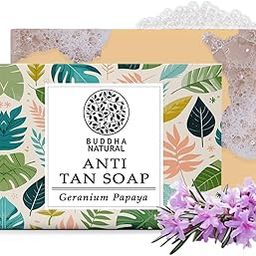 Buddha Natural Tan Removal Natural Soap - 100% Ayush Certified - Cold Pressed Handmade Luxury Butter Soap - Reduce Sun Tanning, DeTan Face & Body - 100 Gms-picture-48