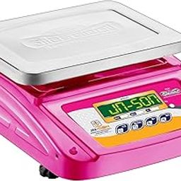 JN-SON Digital Weighing Scale with Front and Back Green Double Display, for Kirana shop, Grocery Store and factory (Regular 6V with Battery with Stamping)-32