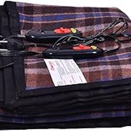 HIGA COMFORT ELECTRIC BLANKETS Wool Bed Warmer Double Bed Electric Under Blanket for Winter, 60x60 Inches, Multicolour-image-19