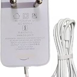 15W Charger Adapter 12v Compatible for Amazon Alexa Echo Dot (3rd gen and 4th gen)… Echo Spot, Echo Show 5 and Echo Dot (3rd Gen) (White)-26