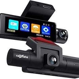 CALLMATE Roadventurer 2K QHD Car Dashboard Camera| 3 Inch IPS Display, Dual Recording (Parking Monitor, G-Sensor) with AV in port & Night vision (App Control, 170° Wide Angle Lens) Support Upto 256 GB-23