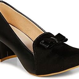 Fashionable High Heel Formal Pull on Belly Shoe for Women and Girls (528)-image-1
