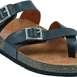 lydc LONDON Women’s Slip-On Comfort Sandals – Black Plain | Lightweight, Anti-Skid Flats for Effortless Style-picture-22