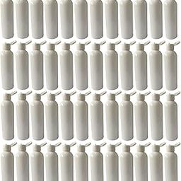 M.C. PIPWALA 100 ML MILKY ROUND WHITE FLIP TOP CAP Plastic Bottles Size Cosmetic Travelling Containers Small Leak Proof Squeeze Bottles| Pack of 48-2