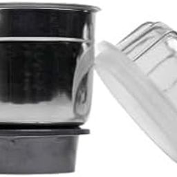 SUPER BAJAJ GX 1 GBStainless Steel Rust-Free Mixer Grinder Chutney (350Ml) Jar With Snug-Fitting Lids For Small Quantities Set Of 1Pc | Suitable For Two Side Locks Mixer Grinder Only, 550 Watts-image-35