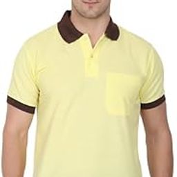 Men's Regular Fit Polo T-Shirt Half Sleeve with Contrast Collar & Pocket | Comfortable and Stylish, Perfect for Men & Boys-12