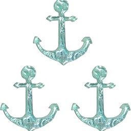 Aquatic Custom Tile Anchor Glass Swimming Pool Step Marker Mosaic (3"x3.25",Aquamarine) (3 Pack)-6