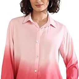 Women Tie-Dye Rayon Full Sleeve Shirt-image-91