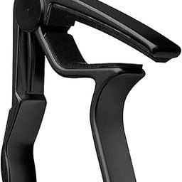 The Tune Town - Guitar Capo Quick Change For Ukulele, Electric And Acoustic Guitars Black Color-image-1