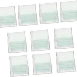 GLEAVI 1000pcs Glass Cover Slips for Microscope Square Cover Glass for Biological Specimens and Educational Use Precision Crafted Smooth Edges-24