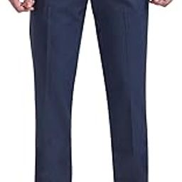 Tailored Fit Solid Trousers-picture-13