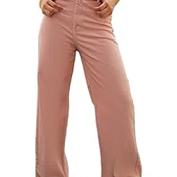 freehand by The Indian Garage Co Women Bootcut Solid High-Rise Jeans-picture-3
