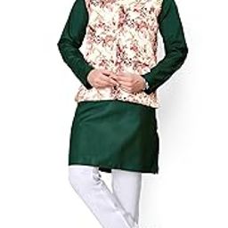 Men's Cotton Kurta Pyjama And Jackets-image-2