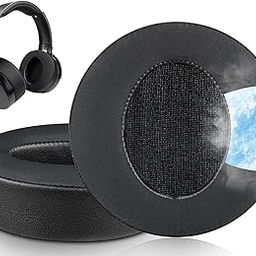 SOULWIT Cooling Gel Earpads Cushions Replacement for Sony MDR-XB950 XB950BT XB950B1 XB950N1 XB950AP Over-Ear Headphones, Ear Pads with Noise Isolation Memory Foam - Black-image-69
