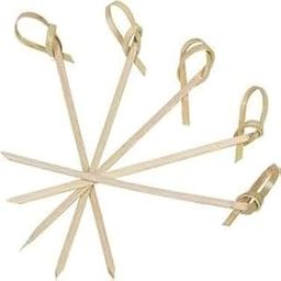 Swastha Hygiene Bamboo Knot Picks, Cocktail Skewers (Brown) - Ideal for Spearing Fruit, Olives, or Candies - Perfect for Parties and Events (4 in, 100)-image-56