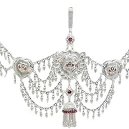 Chic Brass Kamarband with Unique Artificial Stone Accents and Artistic Design FreeSize Waist Chain for Women and Girls, Ideal for Festive and Special Occasions (ME3Kamarband34001)-image-30