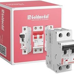 Goldmedal Allessio 2M 40A Isolator Double Pole-Grey-24