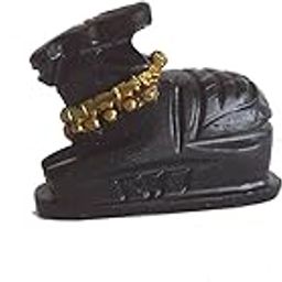 TEJ GIFTS Nandi Idol, Handcrafted Matt Finish Shiva's Cow Statue for Temple Puja & Home, Nandi Pindi Showpiece, Ideal Gift Item for Housewarming Black (Small)-39