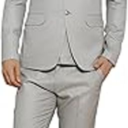 wintage Men's Poly Viscose Grey Three Piece Suit-3pc1545-picture-5