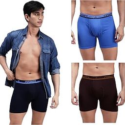 Men's Cotton Solid Multicolour Trunk Pack of 3 (Assorted Colour May Vary)-19