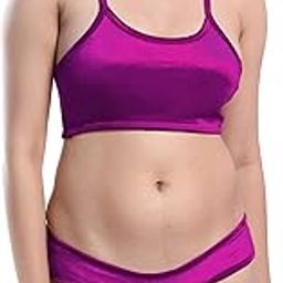 Women Velvet Tank Top Bra and Hipster Panty Lingerie Set-image-33