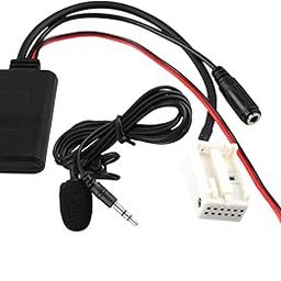 THE STYLE SUTRA Car Bluetooth Module with Mic AUX in Wire Connector Adapter for E81-28