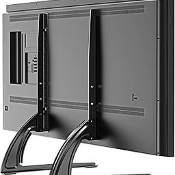 S-CAT Universal Table Top TV Stand | for Most 32 to 65 inch LCD/LED Plasma Flat Screen TVs | TV Base Height Adjustable Leg Stand Holds up to 110lbs | VESA up to 800x500 mm - Black-24