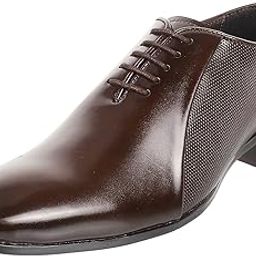 Men Formal Leather Lace-up Shoes-image-6