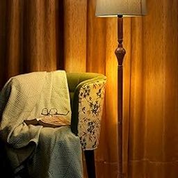 Homegrace Modern Floor Lamp for Living Room, Home Decor, Standing Light,Office (Beige)-image-43