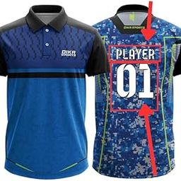 Dika Sports Personalized Sportswear Cricket t-Shirt with Name India t20 Jersey 2024 KidsBlack t Shirt | 2 Year to 5XL-image-88