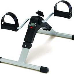ZAEGO Alloy Steel Foldable Mini Floor Foot Fits Under Desk and suitable Pedal Exercise Bicycle with Digital Meter and Pull Reducer Cum Tummy Trimmer Ab Suitable for Light Exerciser Physiotherapy and Cardio Equipment Home Gym Exercise Bike Combo.-(multicolor)-8