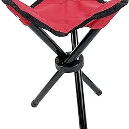 Folding Camping Stool Portable Fishing Chair Seat For Camping Fishing Hiking Gardening And Beach, Seat Height 20 Inches (Random Color, Metal) - Multicolor-image-98