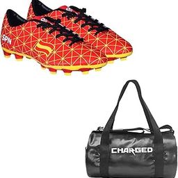 Sports Bag Adena Black with Gowin Football Shoe Country Color Spain Size-5-image-90