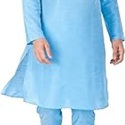 Vastramay Men's Yellow Silk Blend Banarasi Kurta, Full Sleeve, Mandarin Neck, Regular Fit, Festive, Soft Comfortable Feel, Solid Design for Traditional Occasions-picture-46