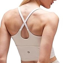 Black Cross Back Sports Bra-image-27