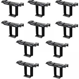 THE STYLE SUTRA 4x10Pcs Solar Panel Water Drain Clips Pv Module Maintenance Photovoltaic Clip 30mm-16