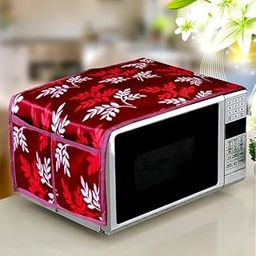 DADADEALS Oven Top Cover | Non-Woven Microwave Oven Top Cover with 4 Utility Pockets | Oven Cover for Kitchen Décor 14x36 inch WINE PATTI-image-87