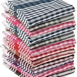 MKSL® Kitchen Cloth/Napkins Pack of 12 Cotton | Fridge, Table, Kitchen Platform Cleaning & Roti Napkins | Multicolor-image-24