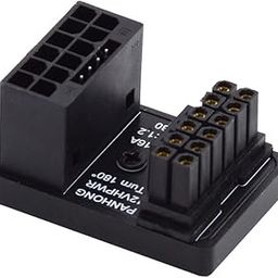 NFHK 12VHPWR ATX3.0 PCI-E 5.0 Power Modular Adapter Male to Female Down Angled 360 Degree for 4080 5090TI 16Pin 12+4P Graphics Card-20