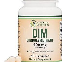 DIM Supplement for Women and Men (Diindolylmethane Estrogen Blocking Supplement, Hormonal Acne Treatment, Hormone Balance for Women) 400mg Servings, 200mg Per Capsule, 60 Capsules-20