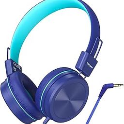 Cowyawn Kids Headphones, Toddler Headphones with Safe Volume Limiter 94dB, Wired School Headphones for Kid, 3.5mm Adjustable On-Ear Headphone for Boys/Girls/Children/Teens/iPad/Computer, Dark Blue-image-21