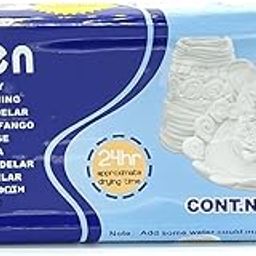 Kreative Kraft Air Dry Hardening Clay – 500g White Clay for Modelling, DIY Crafts & Art Projects-30