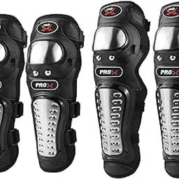 AUTOPOWERZ Pro X Steel Knee & Elbow Guard Flexible Breathable Adjustable Knee Shin Armor Protector for Bikers and Riders-image-16