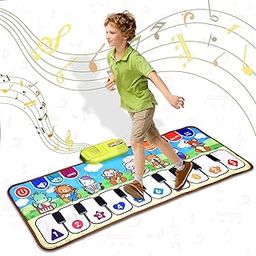 GOPAD Little Baby Playing Mat with Music and Sound, Musical Piano mat for Kids Babies, Dance Floor Mat, Musical Keyboard Mat, Blanket Touch Mat for 1-6 Year Old Boy Girls for Birthday Gift(80 x 30 Cm)-27